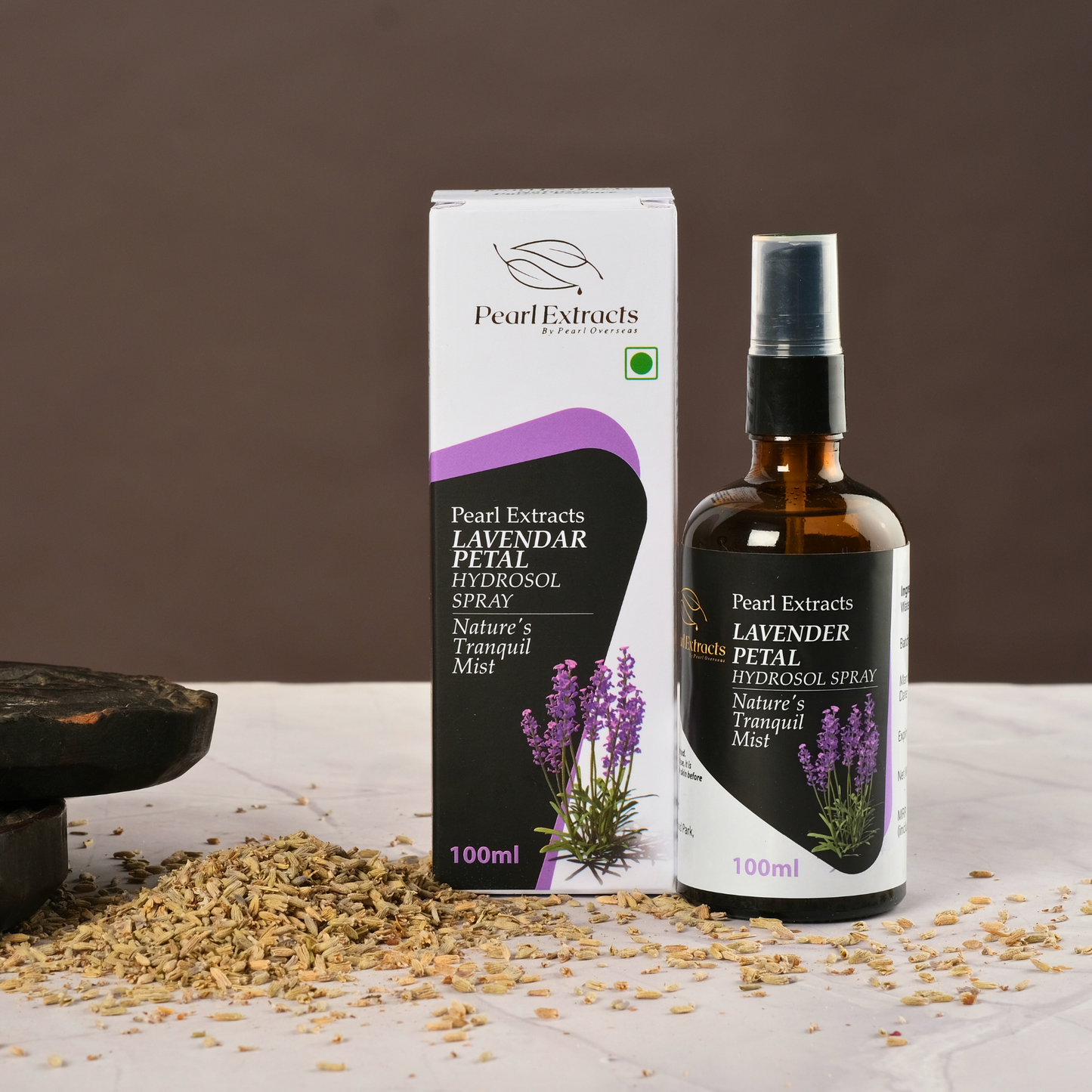 Lavender Petal Hydrosol Spray - 100% Pure & Natural Water