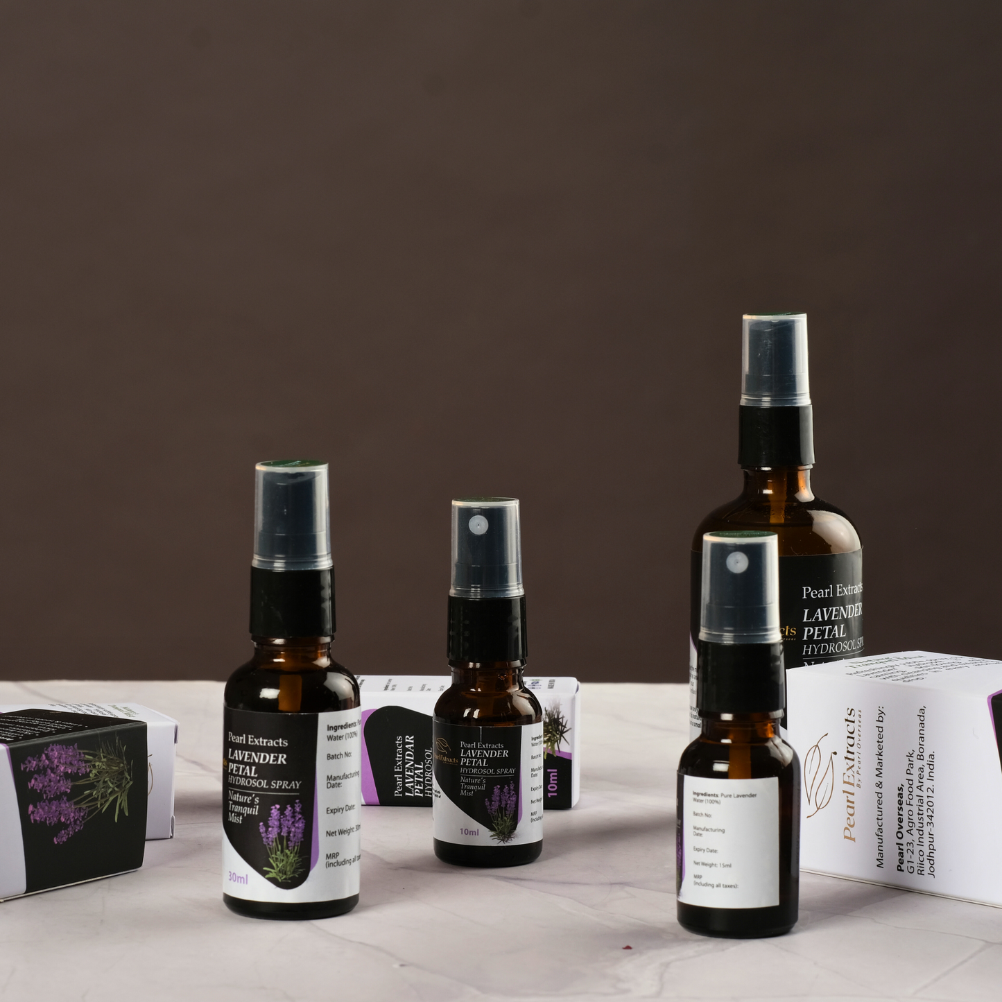 Lavender Petal Hydrosol Spray - 100% Pure & Natural Water