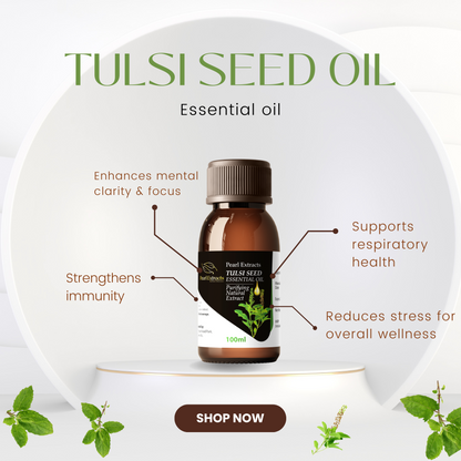 Tulsi Seed Essential Oil - Pearl Extracts
